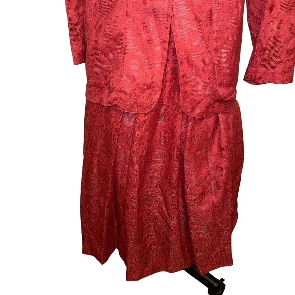 Christian Dior Vintage Woman Skirt and Jacket Set Size 10